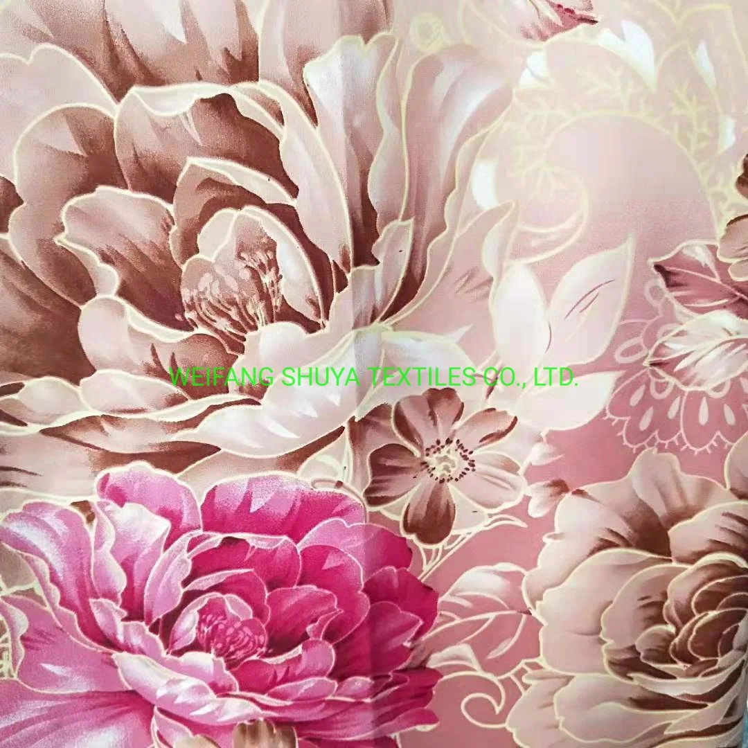 New Fashion 100% Polyester Woven Disperse Printed Bed Sheet Fabric