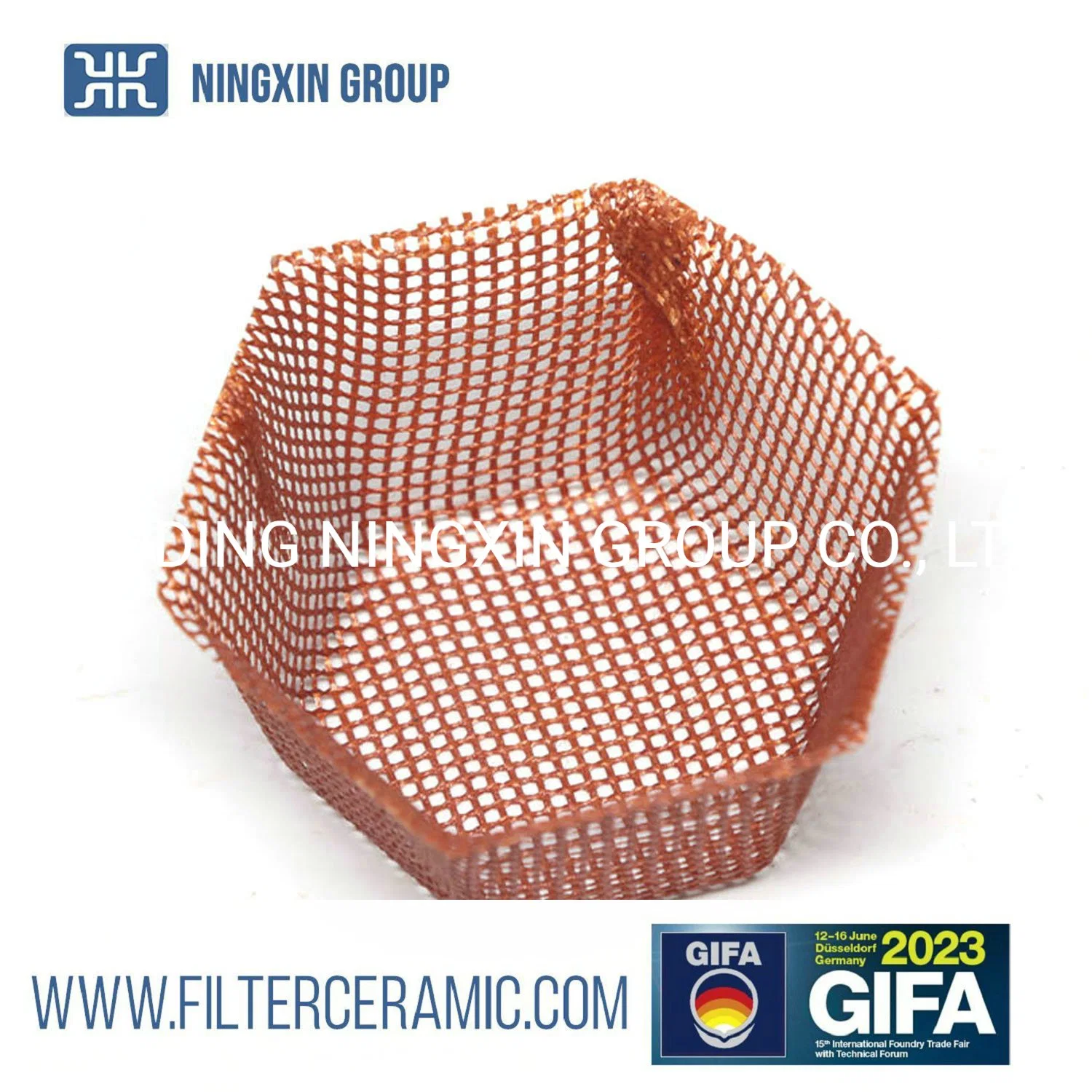 O cone de fibra de malha do filtro e filtro Glassfiber Net para filtragem de alumínio fundido