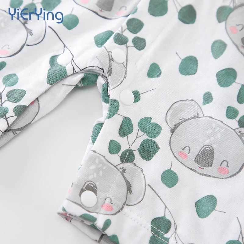 Großhandel/Lieferant Baby Mode Kleidung 100% Baumwolle Kurze Ärmel Niedlichen Koala Muster Für Sommer niedliche Pajama Baby-Strampler