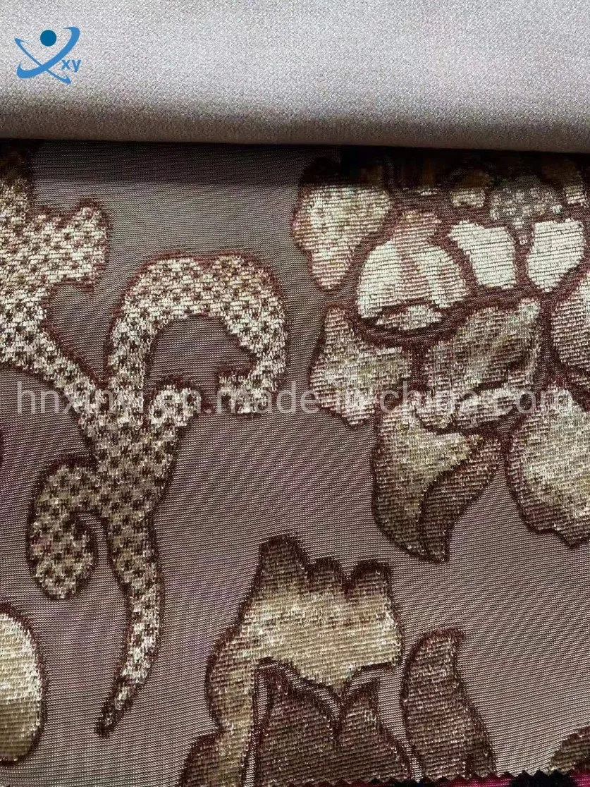 2023 European Style Curtain Fabric Cushion Tablecloth Heavy Sofa Cloth Chenille Jacquard Upholstery Fabric