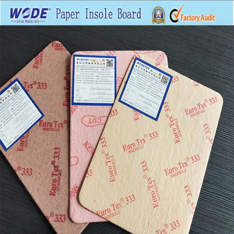 Good Quality 1.50mm Cellulose Insole Paper Board for Leather Shoes&prime; Sole Forming