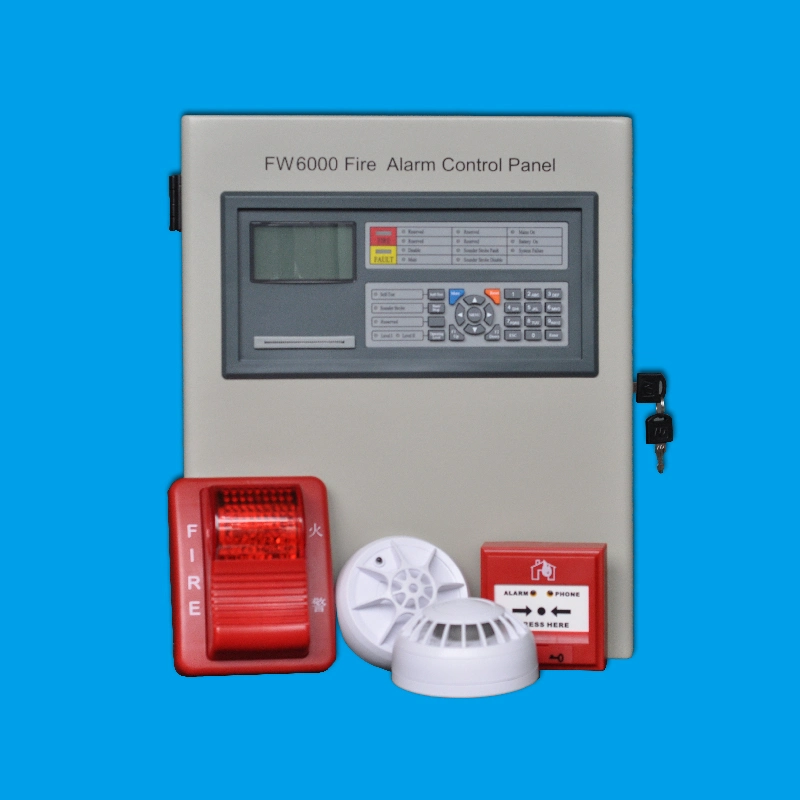 Faible prix d'affichage couleur du panneau de commande d'alarme incendie adressables