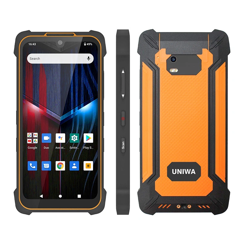 Uniwa IP68 pulgadas IPS pantalla táctil P551 5,5 impermeable ultra-delgada Android portátil resistente PDA con NFC