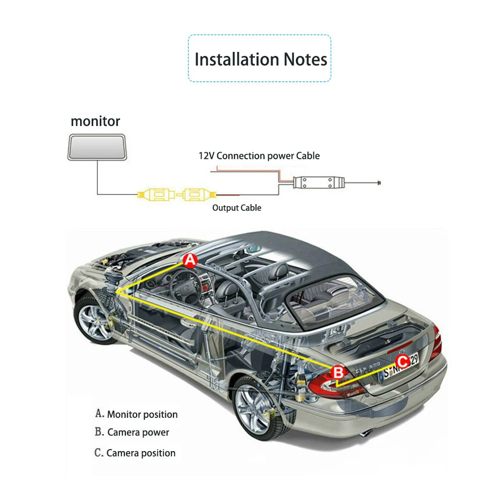 Similar to The Original Car Mounted Camera Factory Sold Night Vision Rear View Reversing Camera, Suitable for All Vehicles