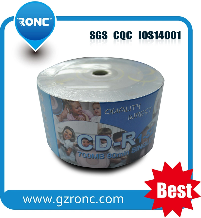 700MB 52X 80min en blanco y CD-R imprimible