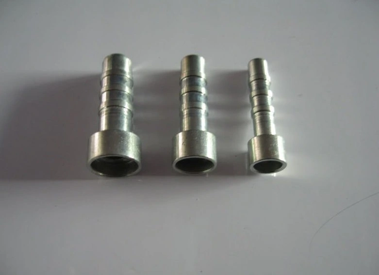 Auto Air Conditioner Aluminum Pipe Fittings with Nuts