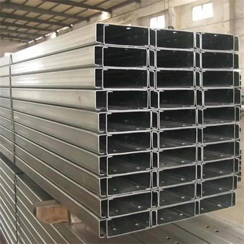 Galvanized Iron Shape Steel C Purlin Channel Structure for Villa