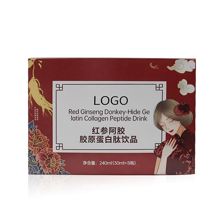 Factory Supply Best Selling Products 2023 Supplements Healthcare Red Ginseng Donkey-Hide Gelatin Collagen Peptide Drink