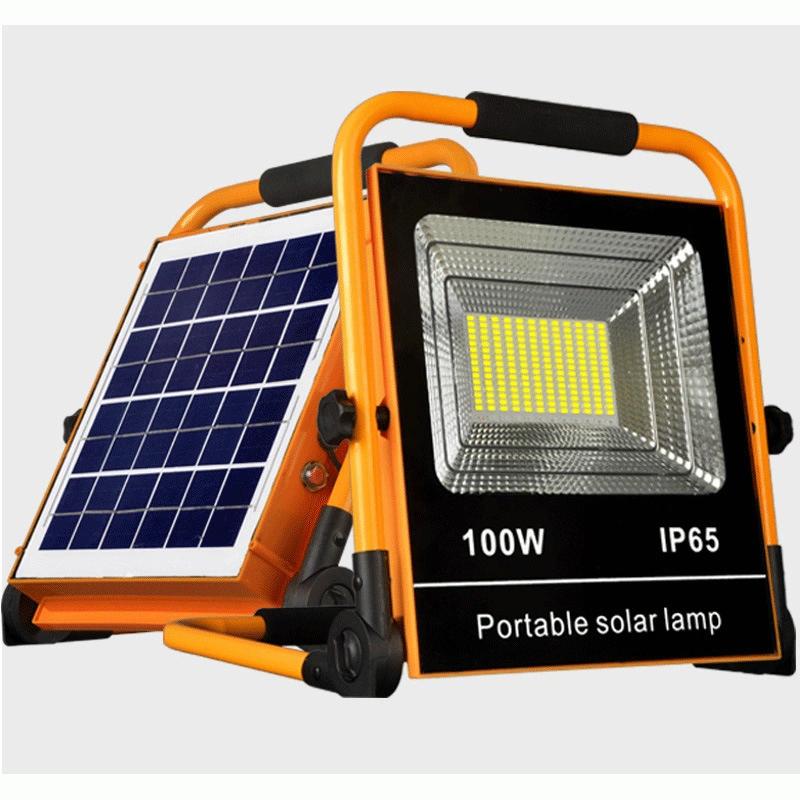 Camping portátil de emergência Luz Solar 100W LED Dobrável Ic impermeável15141
