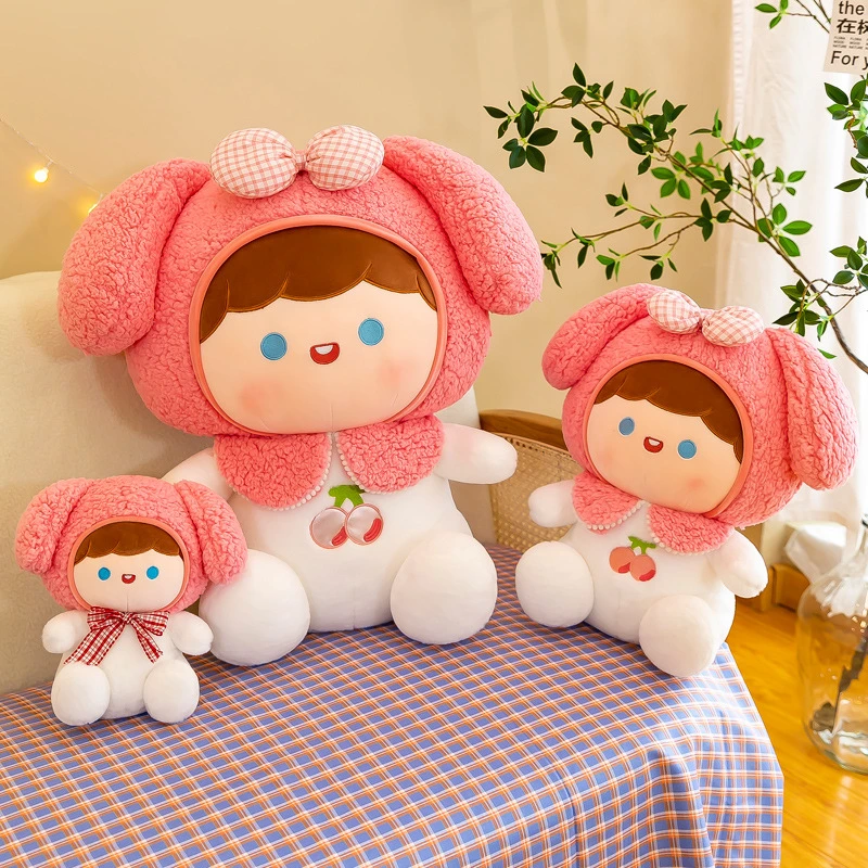 Le lapin Baby Doll un jouet en peluche Poupée Poupée de lapin de fruits La Saint Valentin cadeau