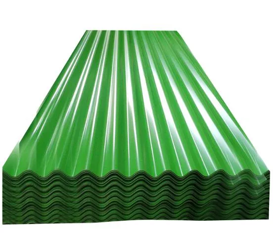 Liange 0.5mm Thickness Factory Supply Quality PPGI Prefab House Ral Color Coated Zinc Galvanized Corrugated Steel Sheets Roofing Tile