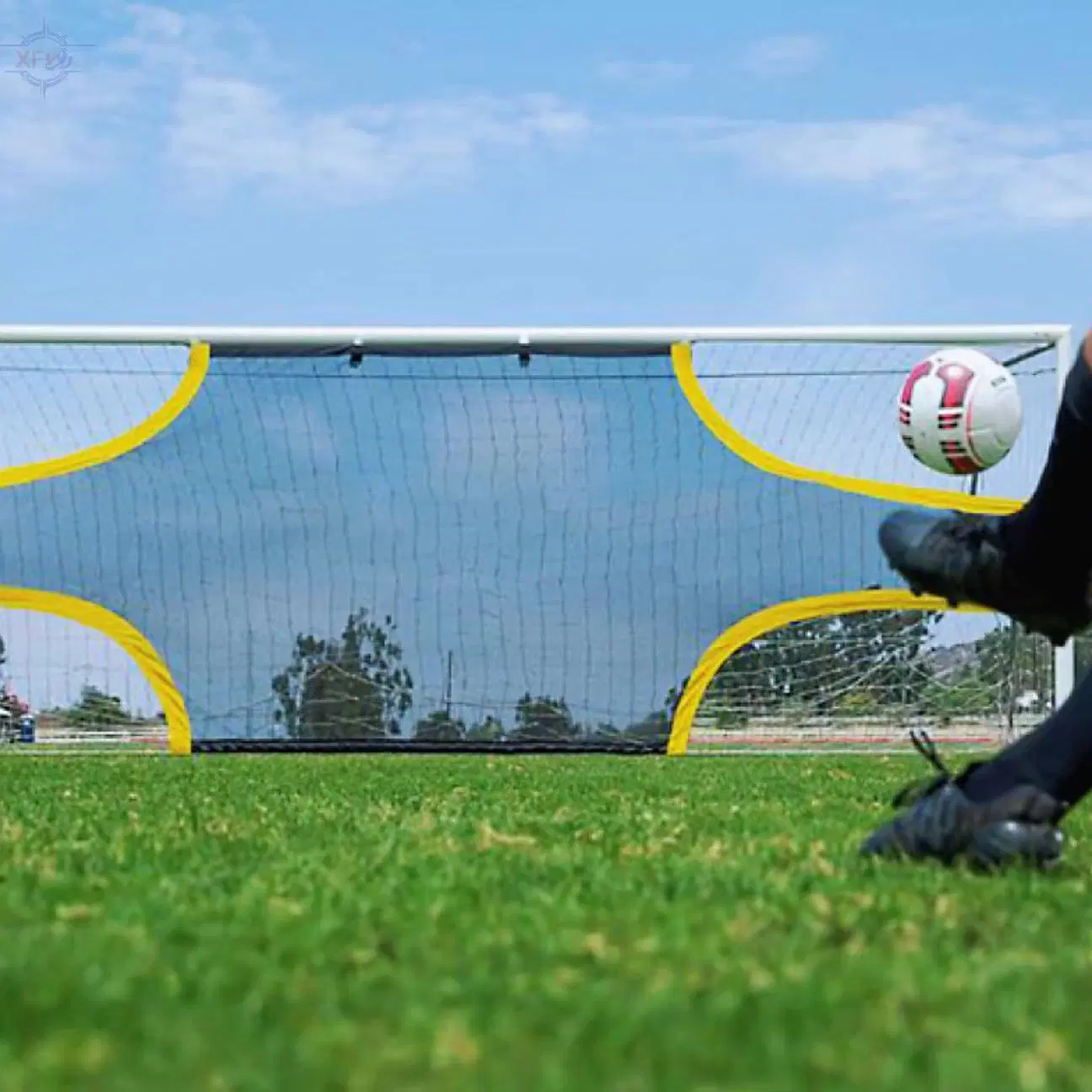 Profissional Futebol objetivo Wall Goals treino de futebol treino de treino equipamento de tiro Nets de poliéster