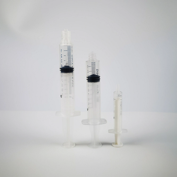 Disposable Plastic Syringe for Single Use with All Sizes Medical Consumables