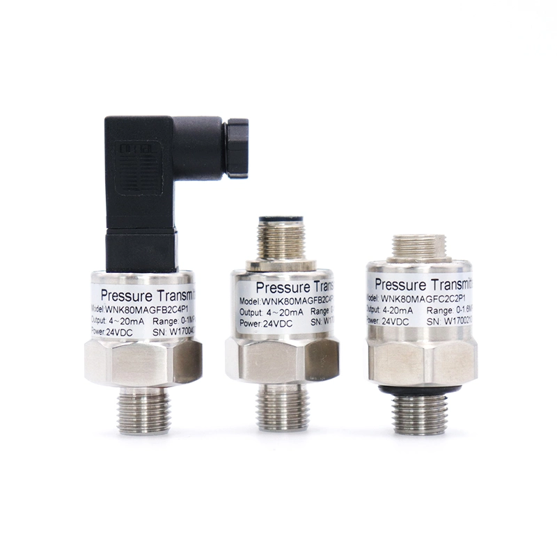 Miniature 4-20mA 0.5-4.5V 0-5V 0-10V HVAC Refrigerant Pressure Transducer with Digital I2c Interface