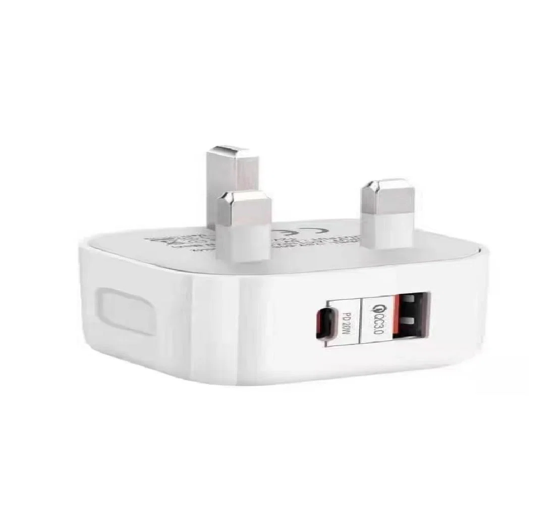 Free Shipping Yxx Fast Charging Adapter Mobile Phone Wall Travel with Multi-Port USB-C Lightning Pd 20W Charger