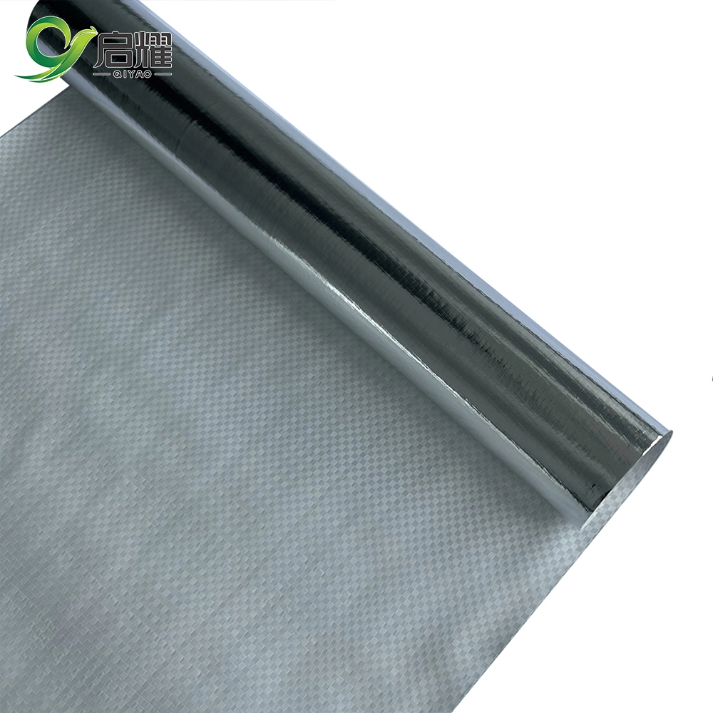 Reflective Aluminum Foil Thermal Insulation Foil Faced Woven Fabric Material