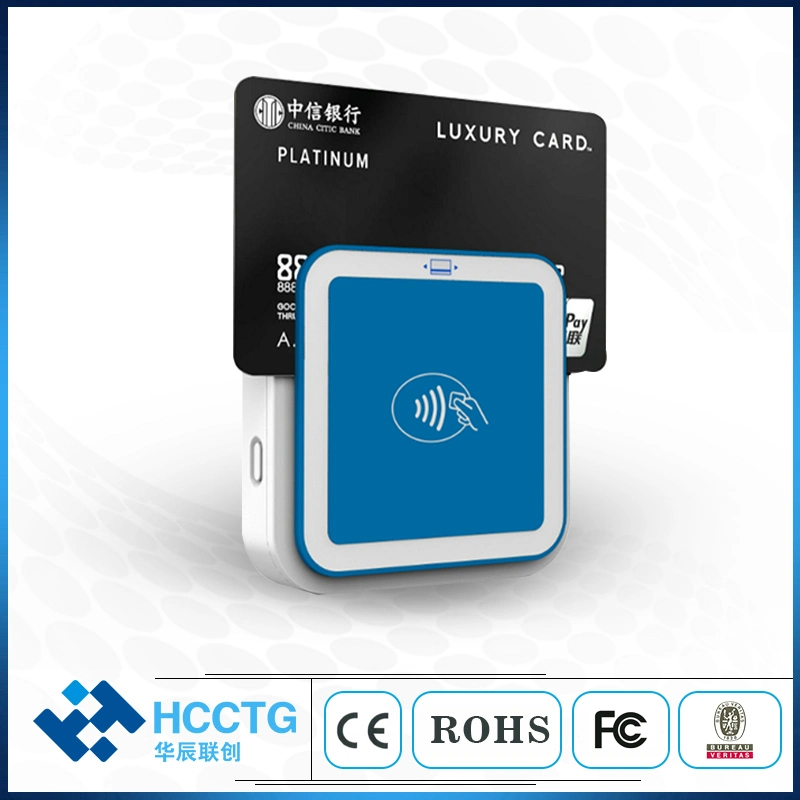 Prise en charge de la carte NFC+IC+Mag-Stripe PCI mPOS Bluetooth EMV avec SDK gratuit I9