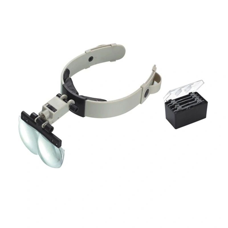 Lente Magnificador de alimentación múltiple de diadema con lupa Visor ajustable (BM-MG5012)