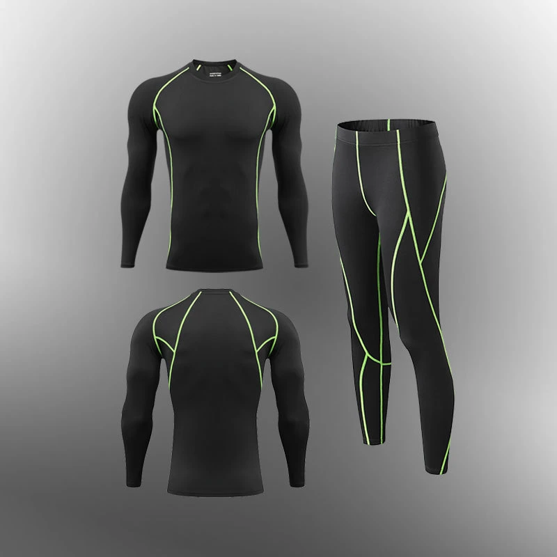 Wholesale/Supplier Fitness Wear Suit Gym Sports Shirt Quick Dry Long Sleeve Compression Shirt