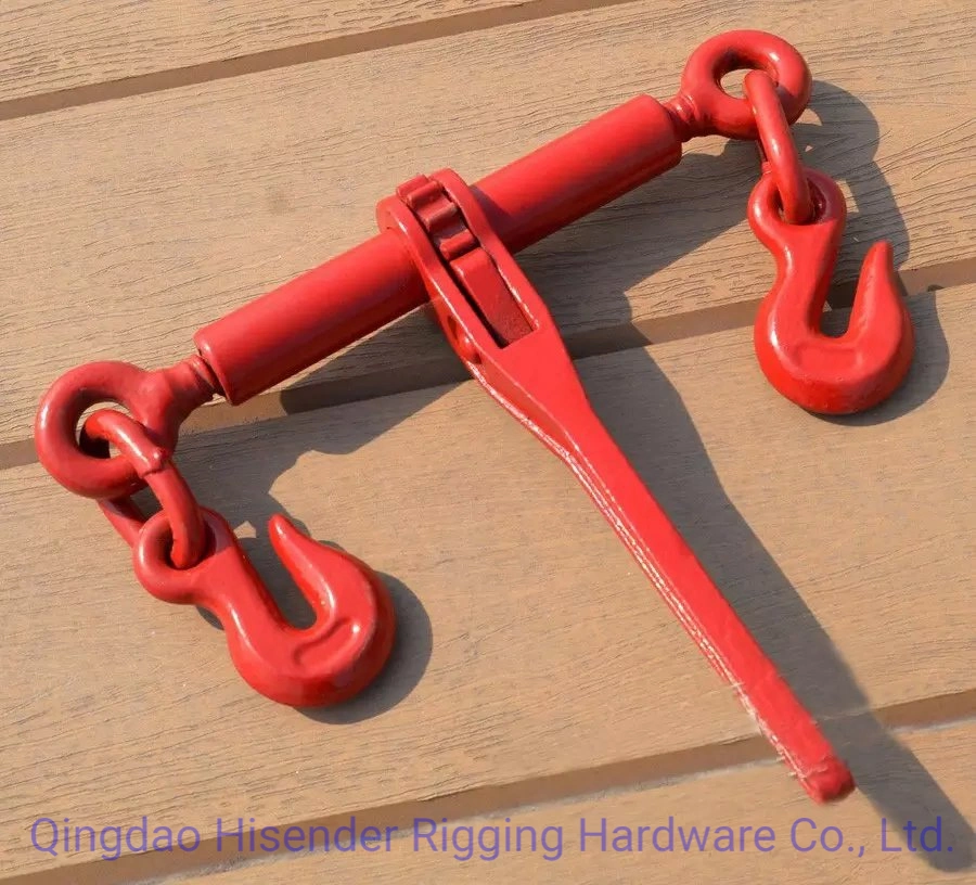 Ratchet Type Load Binder, Red Painted