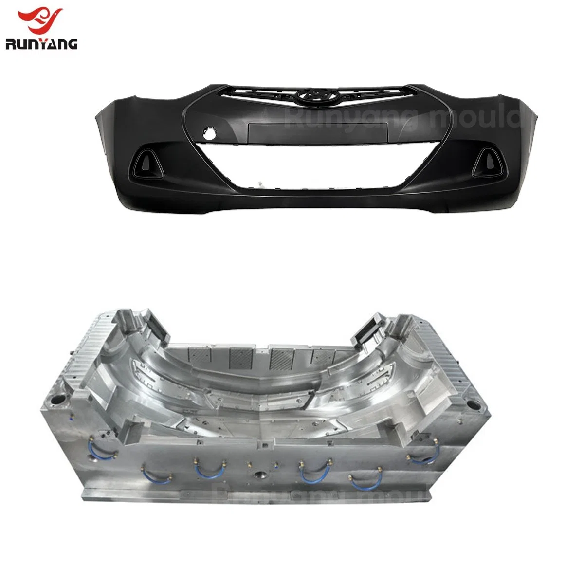 Car Bumper Precision Hot Runner Auto Parts Plastic Injection Mould Injection Mold