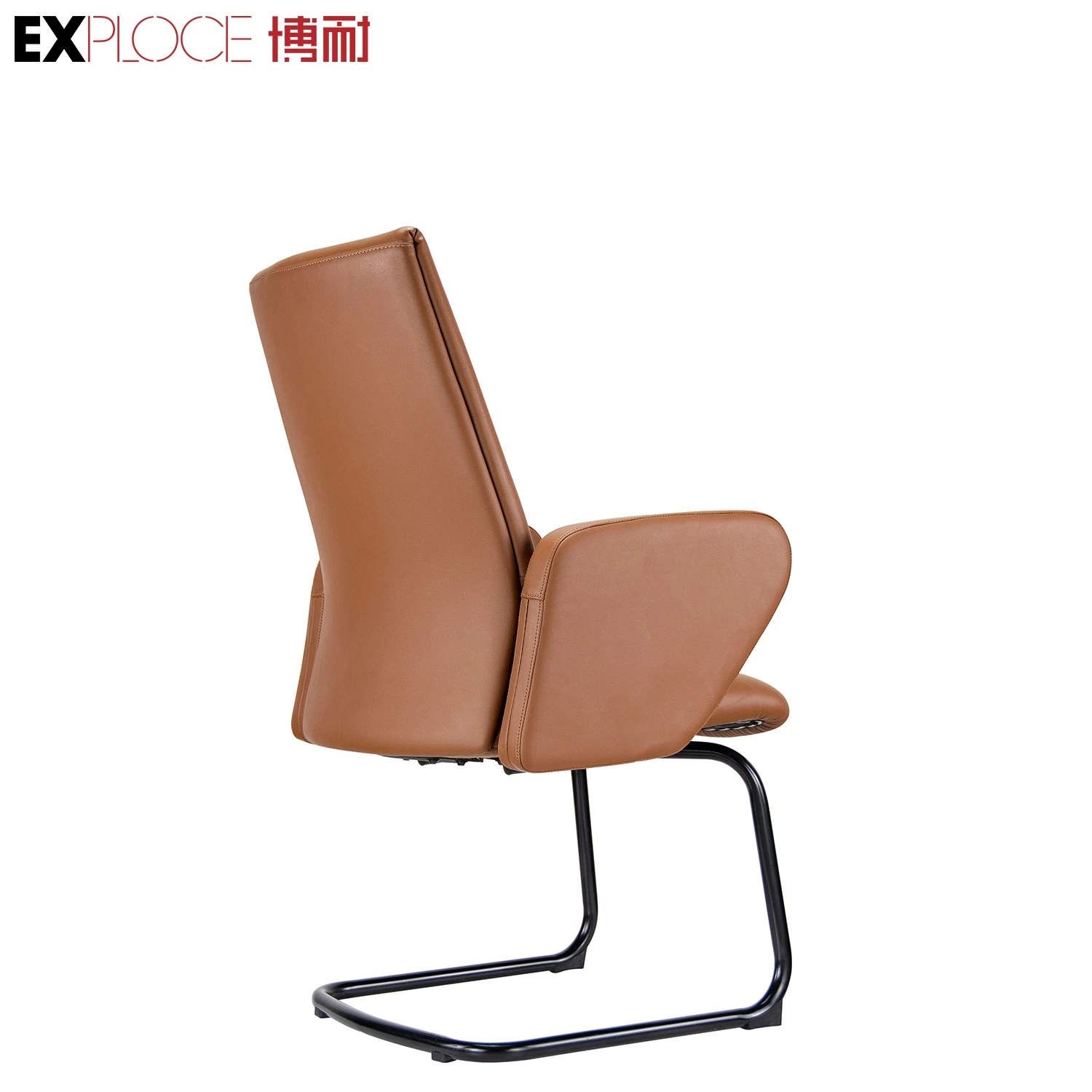 Aisa Hot Sell High quality/High cost performance  Anti-Scratched PU Leather Metal Paint Base Waiting Room Guest Chair