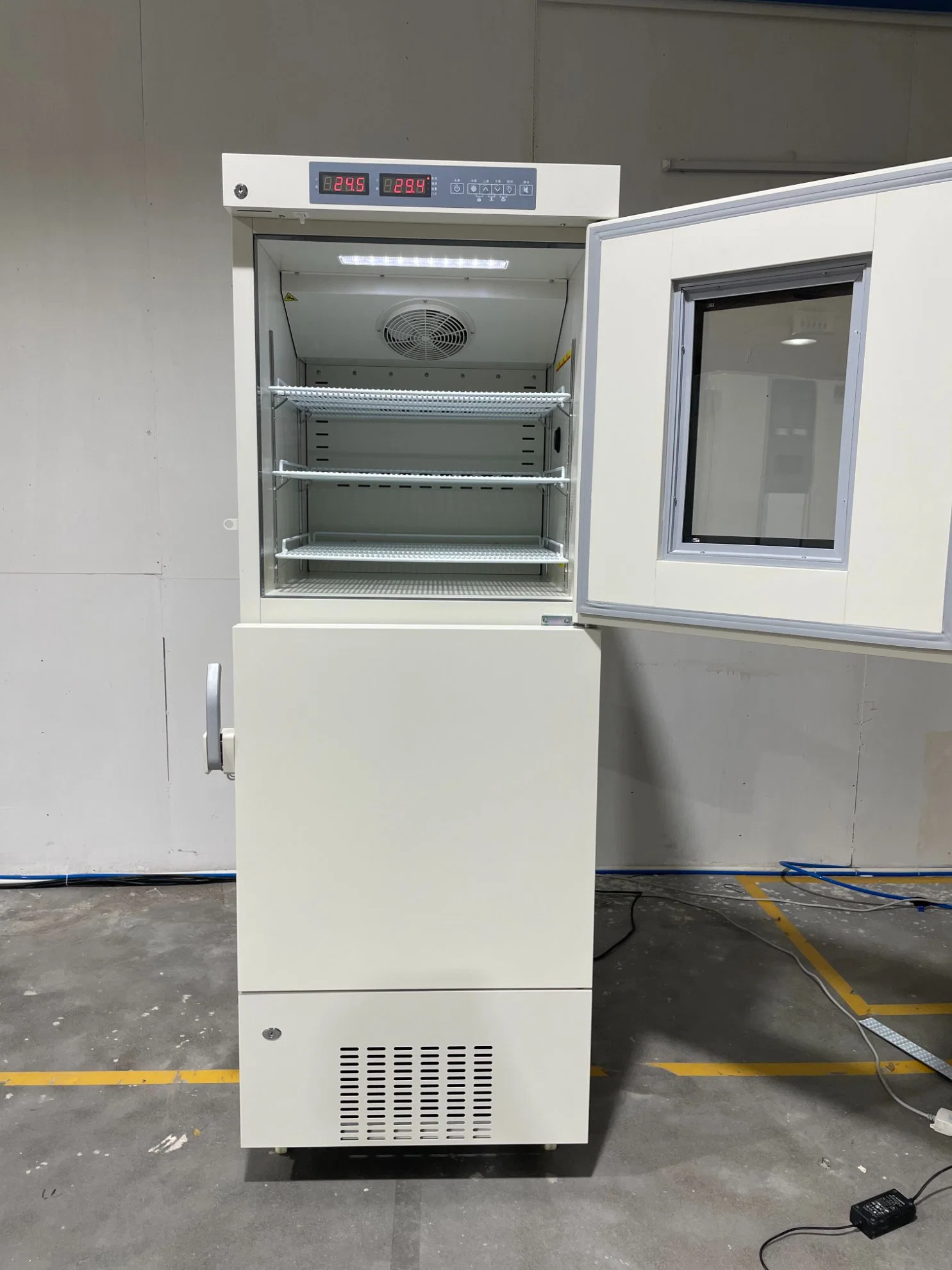 368L Medical Combined Refrigerators with 2~8 Refrigerator and -10~-25 Degree Freezer