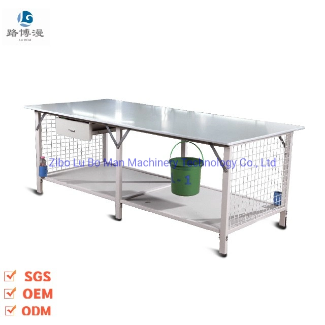 Custom Made Garment Factory Double-Layer Checking and Packing Table