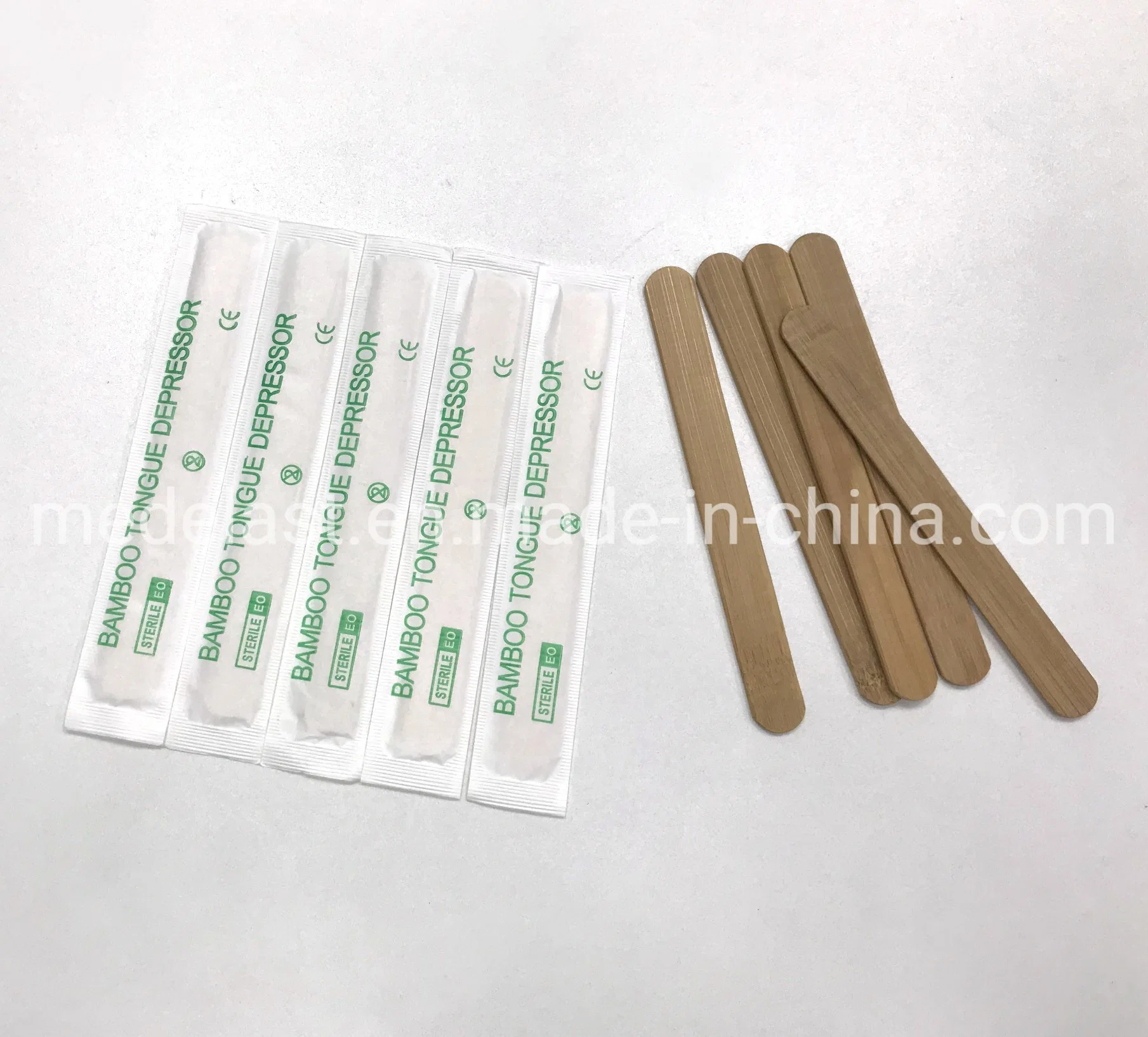 Smooth Dental Bamboo Tongue Depressor Disposable Medical Supplies