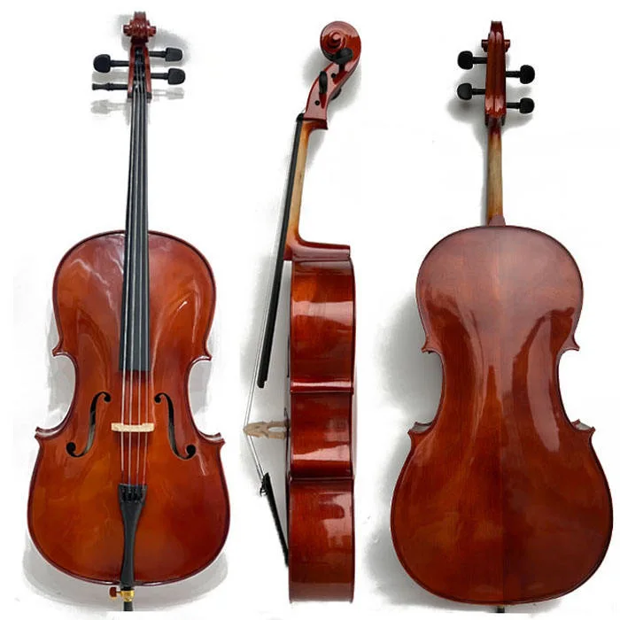 2023 New Tail Aluminum Alloy 3/4 Instrumento Musical Cello Made in China