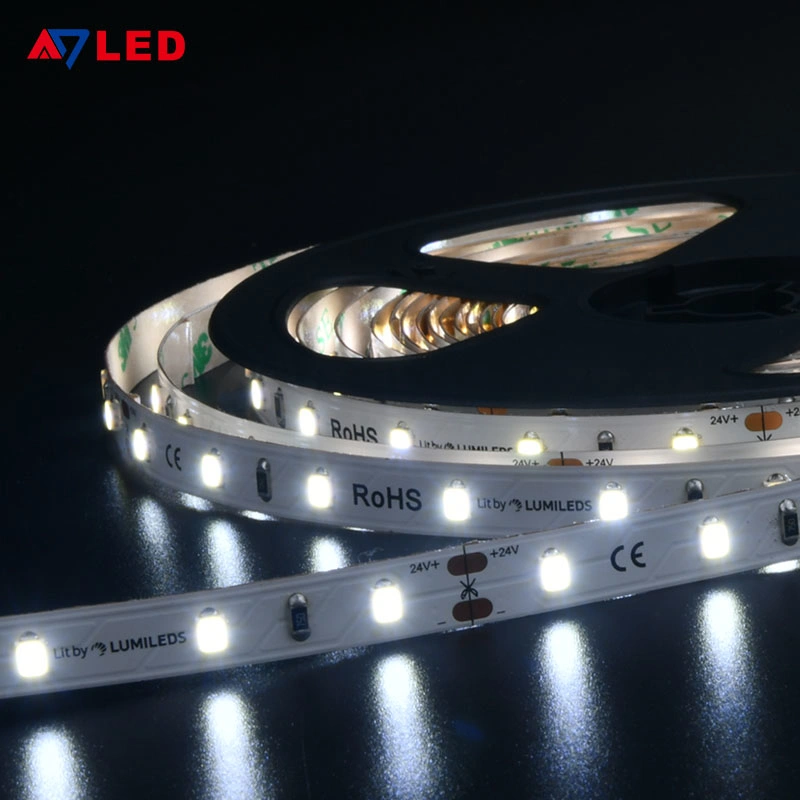 High Density Room LED Strips DC 24V 12V 9.6W/M IP20 60LED/M Flexible SMD2835 LED Ruban for Display Cabinet