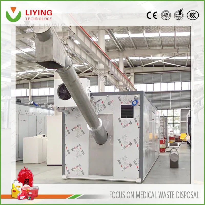 Zero Emission Hazardous Medical Waste Treatment Microwave Disposal Equipment