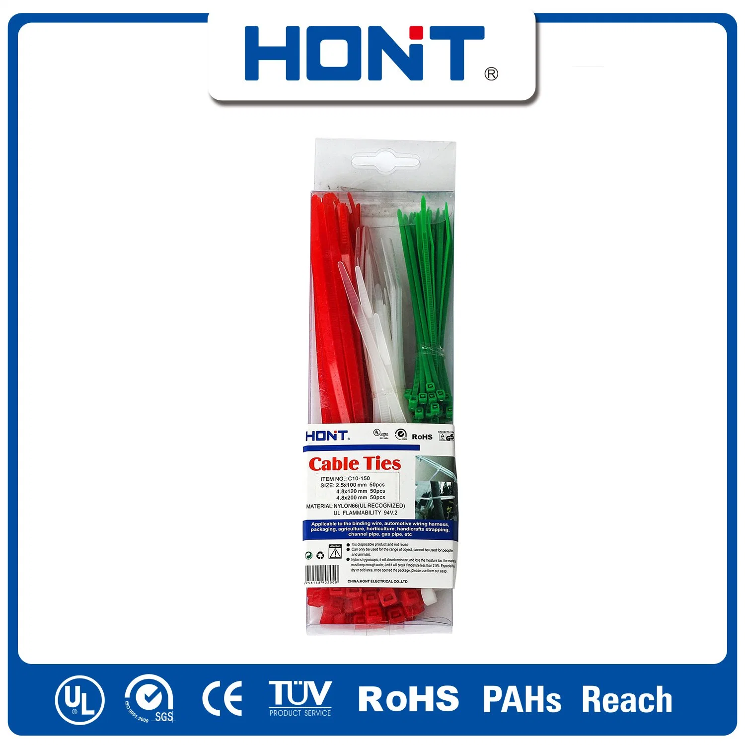 CCC Approved 94V2 Hont Plastic Bag + Sticker Exporting Carton/Tray Phone Cable Accessories