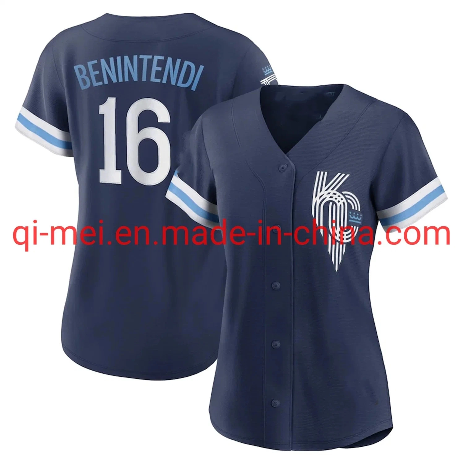 Wholesale/Supplier Kansas City Royals Benintendi Perez Navy 2022 City Connect Men M-Lb Baseball Jerseys