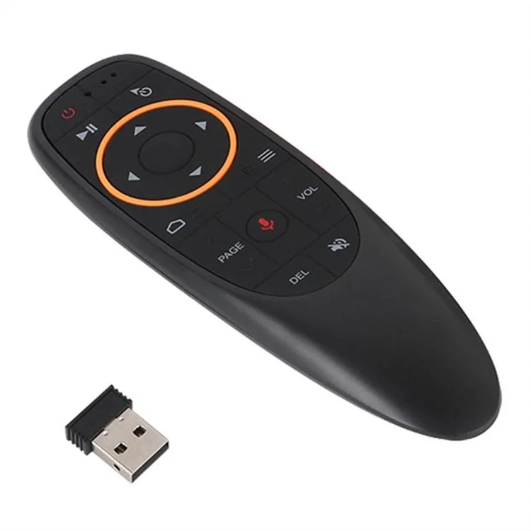 Hot Selling Air Mouse with USB 2.4GHz Wireless G10 G10s Axis Gyroscope IR Remote Control for Android TV Box