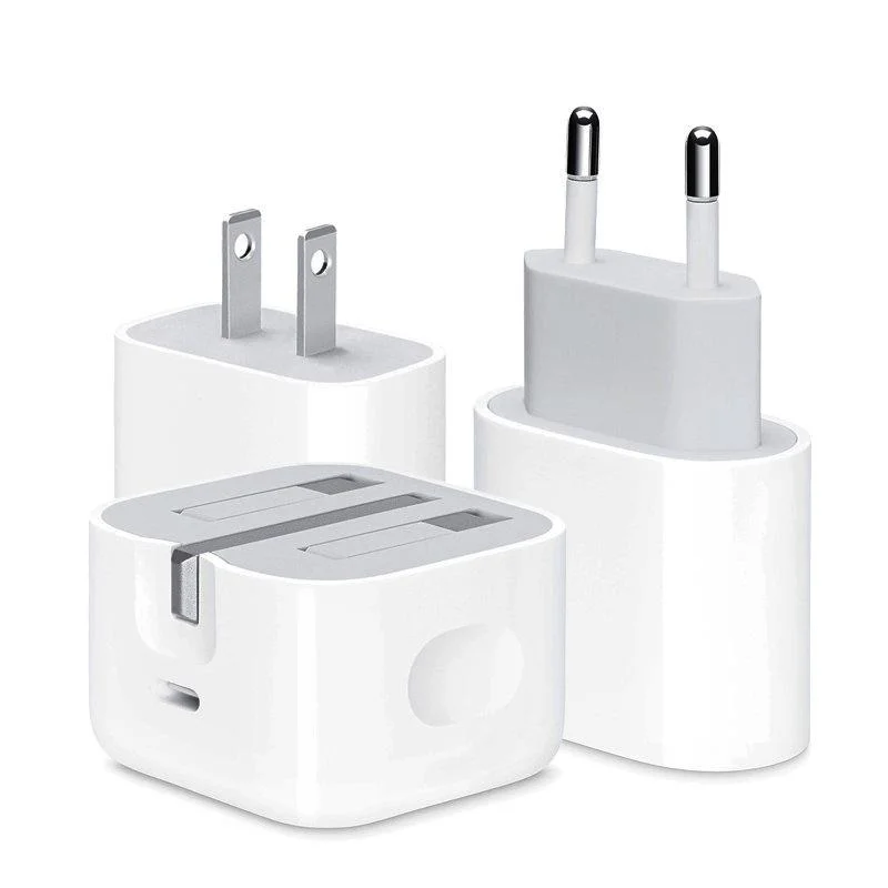 Adaptador de corriente de cargador de pared rápida USB-C 20W PD OEM de fábrica Para iPhone