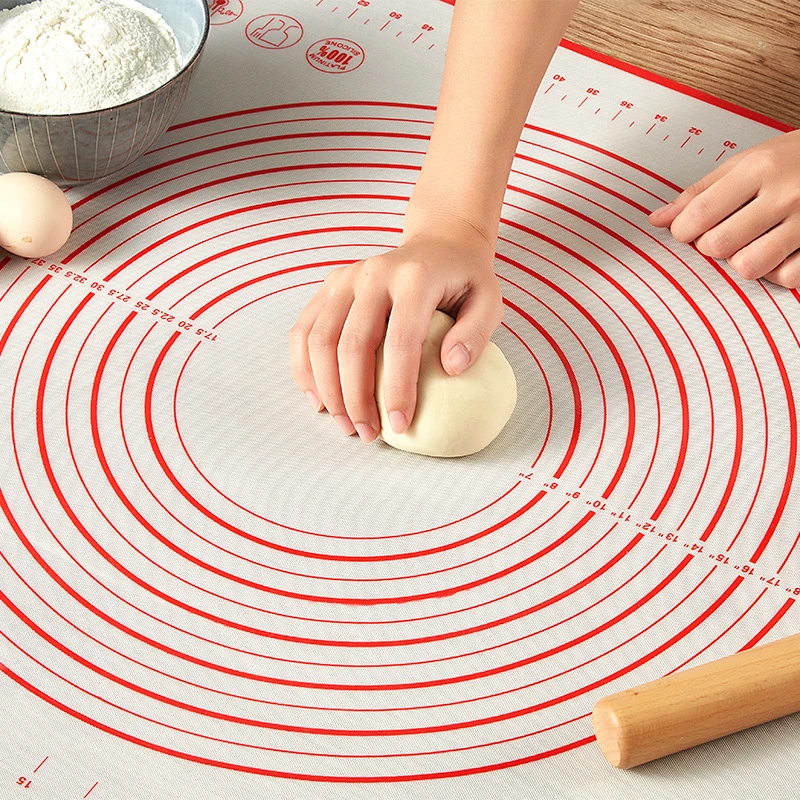 New-Style Silicone Non-Slip Food Grade Baking Mats with Measurement