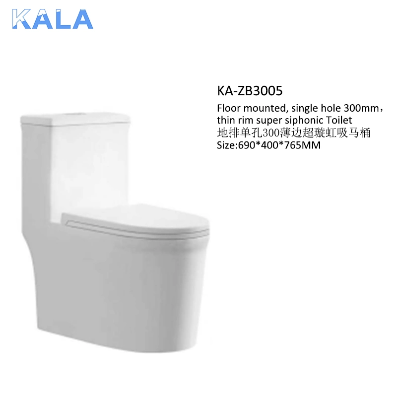 French Washdown une pièce porcelaine toilette sanitaire Ware Foshan Factory Pirce