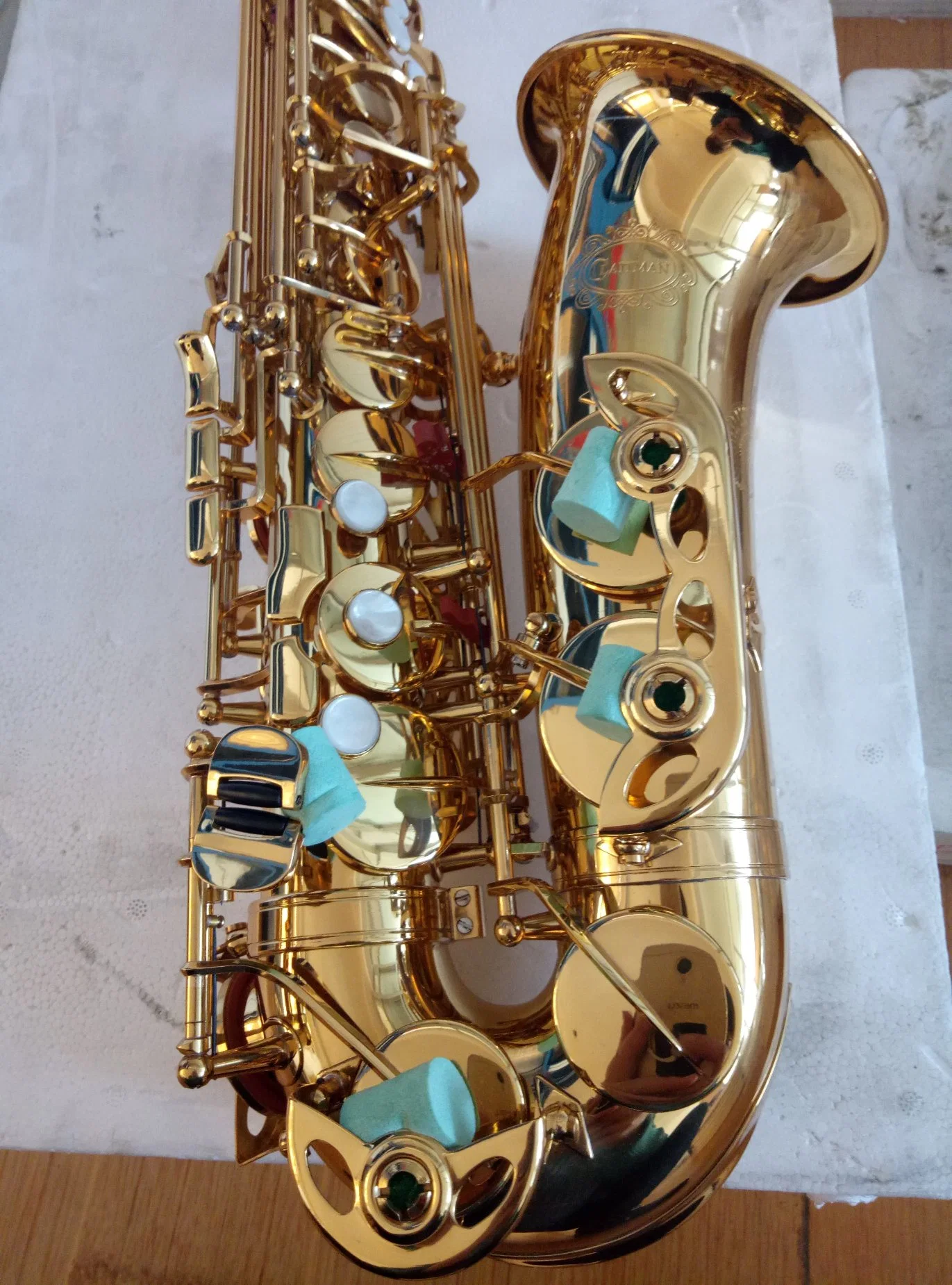 Yellow Brass Alto Saxophone Sax