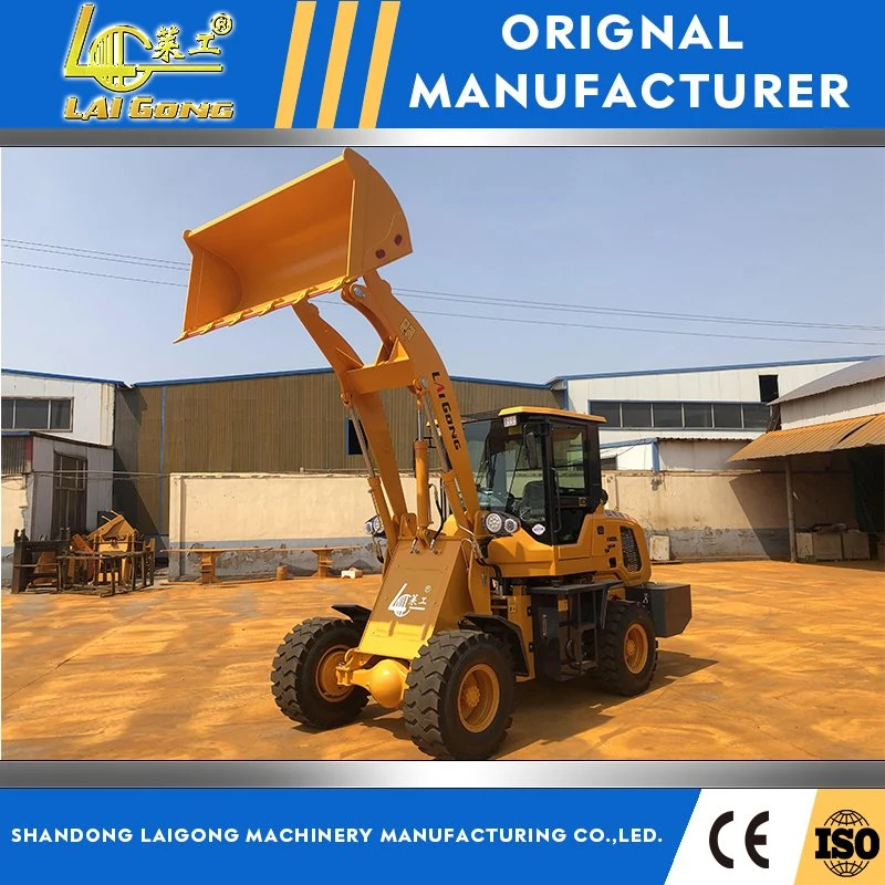 cargadora frontal Lgcm Payloader 1.5ton Maquinaria agrícola el acoplador rápido control de la cargadora de ruedas hidráulicas ingeniería de maquinaria de construcción