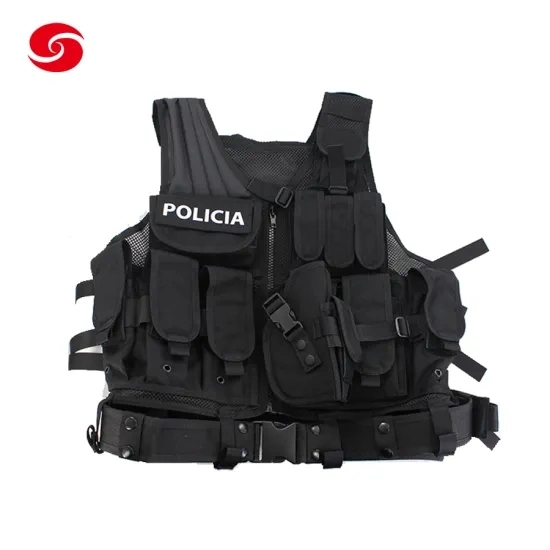 Us Nij Iiia High Quality Cheap Black Police Tactical Army Military Multifunctional Bulletproof Vest