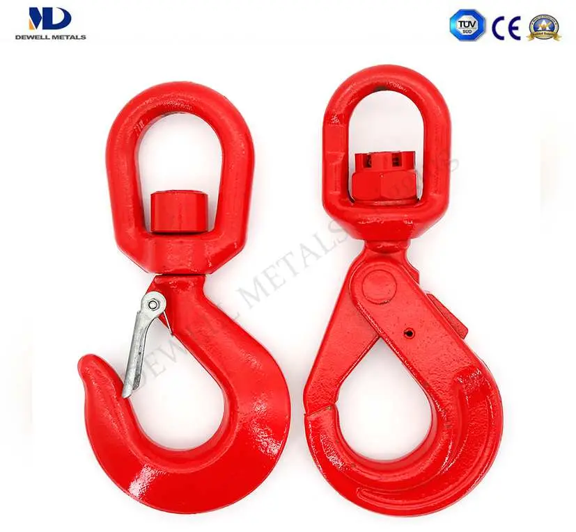 Various Hooks G100, G80 Selflock Hook/Eye Sling Hook/Clevis Sling Hook/Swivel Hook/Eye Grab Hook/Clevis Grab Hook/ Twist Eye Choke Hook