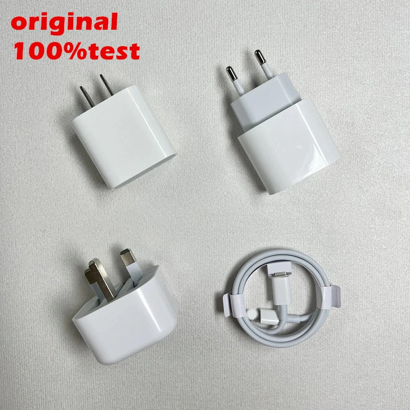 Top Quality Original 20W USB-C Power Adapter Fast Charger Type -C EU Us UK Au Mobile Phone Accessories for Phone with Wholesale Price