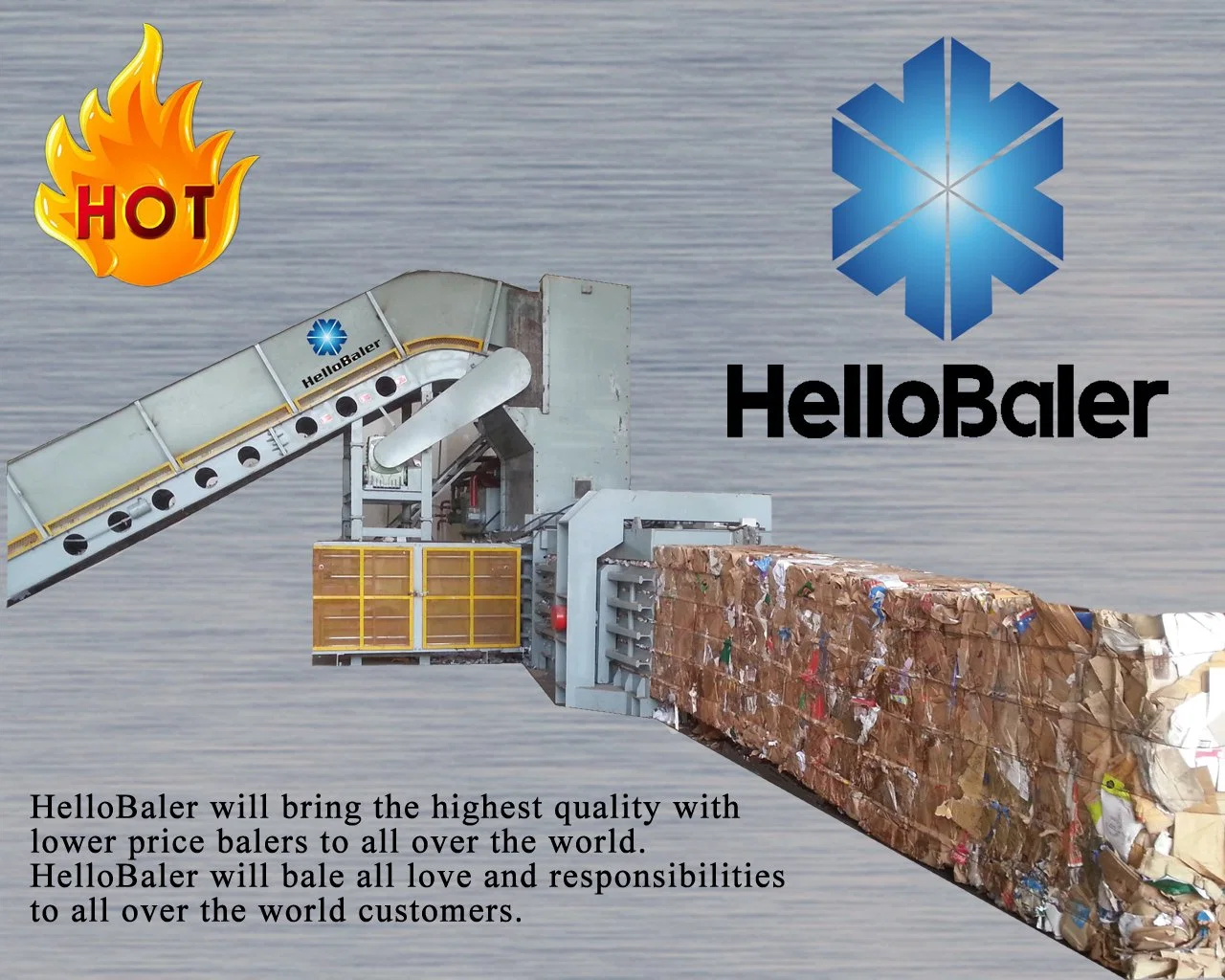 hello baler corrugated carton machine