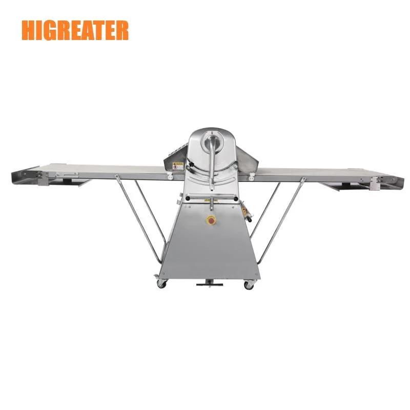 Full Automatic Dough Pastry Laminating Machine 650mm 680mm Automatic Dough Sheeter with Cutter Machine