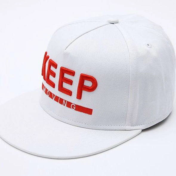 Promotional New Fashion Adjustable Cotton Cap 3D Embroidery Plain Snapbacks Hat Cap