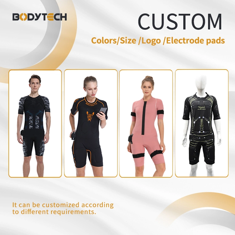 Wireless EMS Electrostimulation Factory Supplier Support Logo on Training Suit