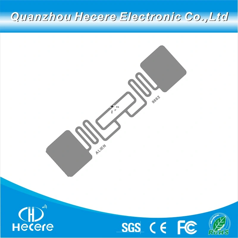 860-960MHz Alien H3 Chip UHF 9662 Sticker for Vehicle Tracking RFID label Tag