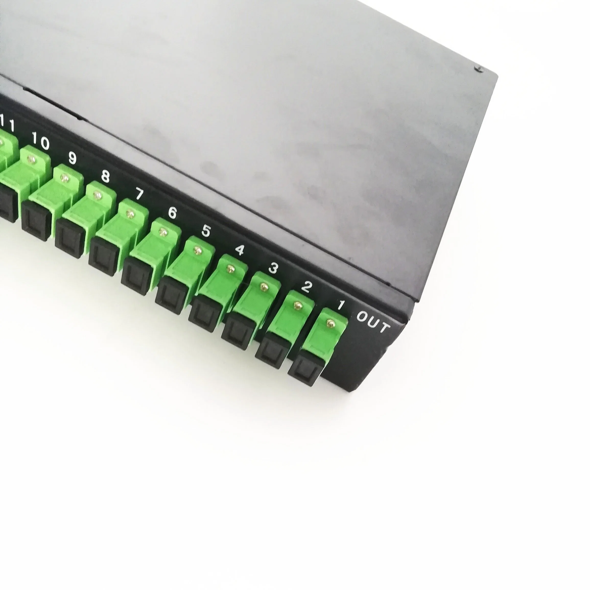 Rack-montierte ODF PLC Splitter-Patchpanel für Schrank