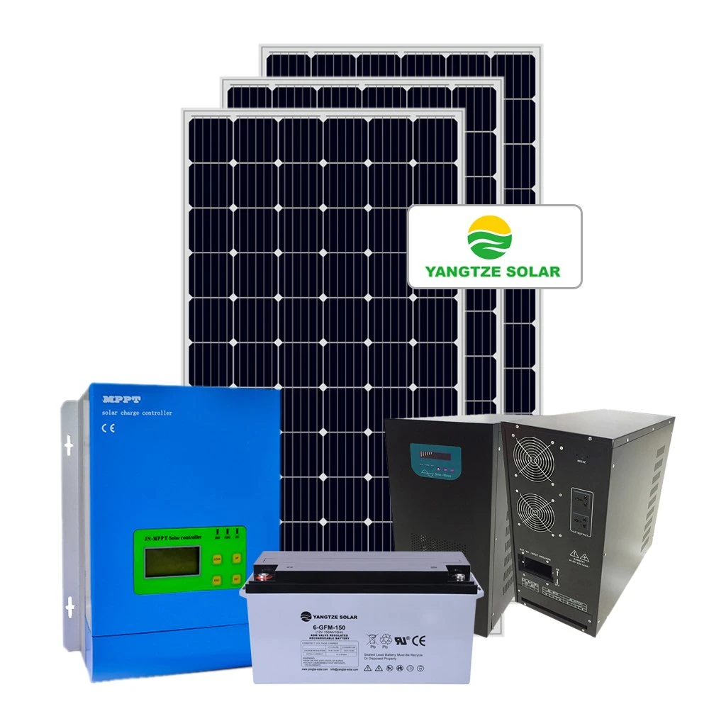 Yangtze Grade A Batterie Batterien Inverter Gewächshaus Solarpanel System 10kW